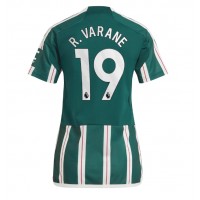 Manchester United Raphael Varane #19 Vieraspaita Naiset 2023-24 Lyhythihainen